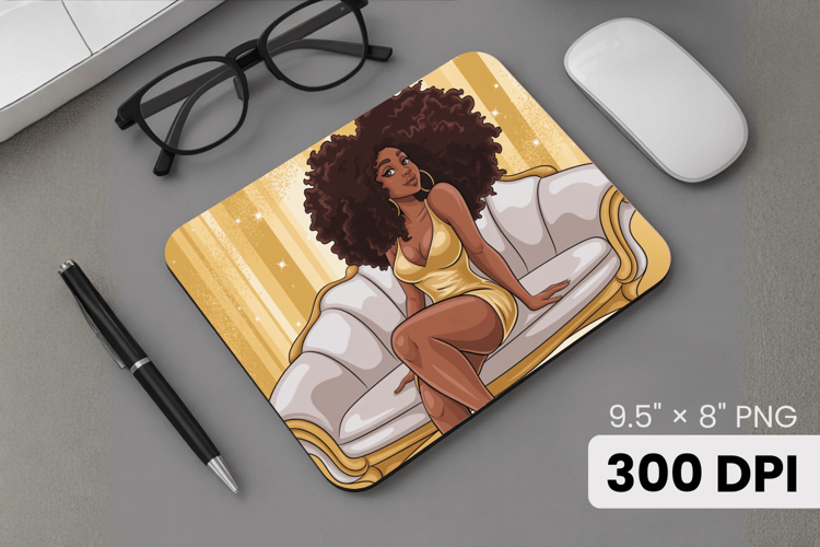 Black Girl Afro Png Image 15