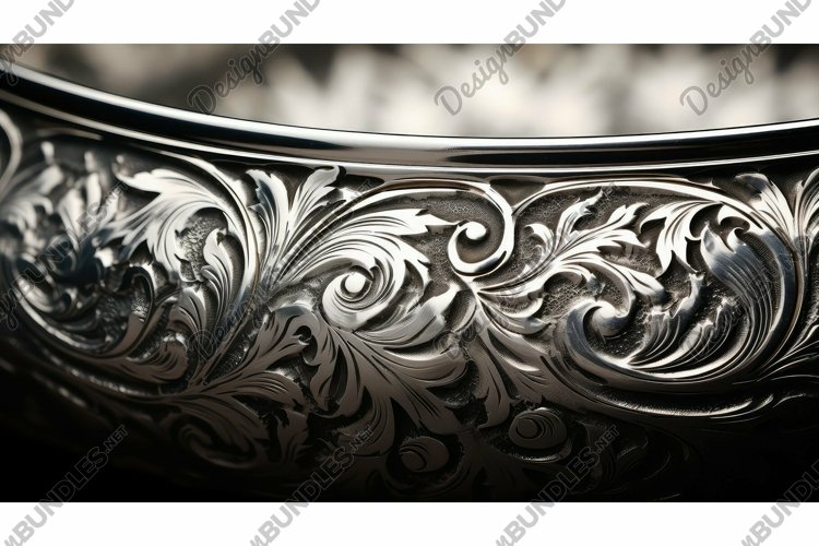intricate silver font example image 1