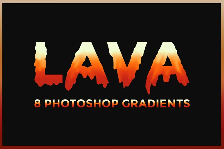 Lava - 8 Photoshop Gradients