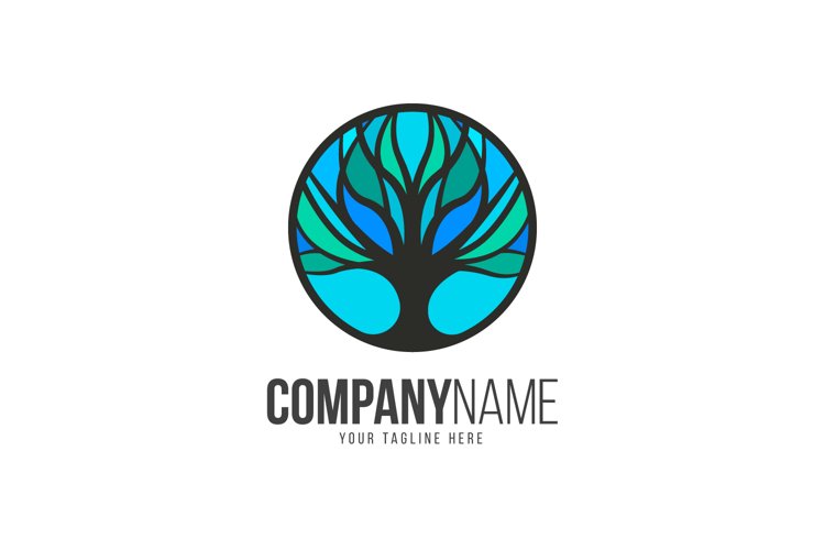 Tree Blue Logo example image 1