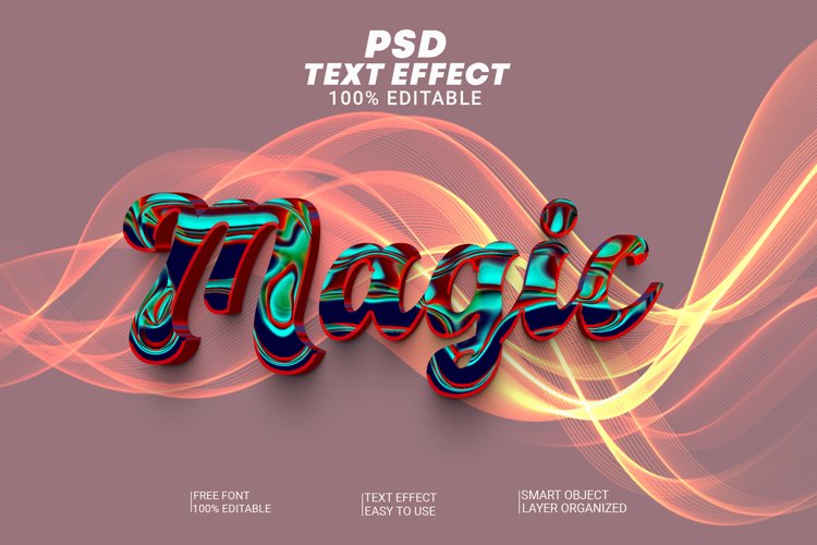Color Magic Font Style Effect example image 1