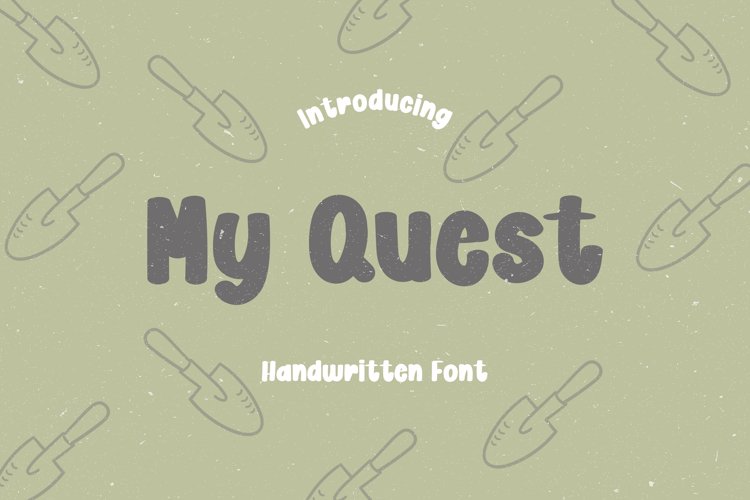 My Quest - A Bold Handwritten Font example image 1