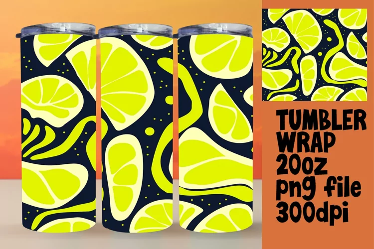 Neon Mirage 20oz Tumbler Imagery
