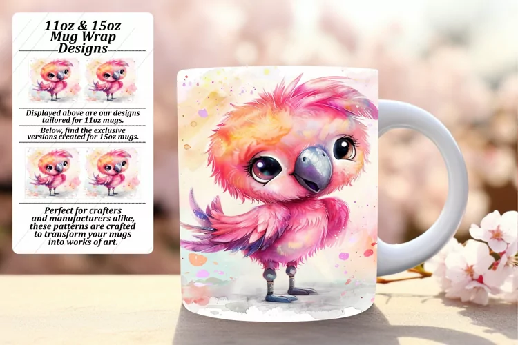 Sweet Spring Critters Mug Wrap Collection 11oz/15oz