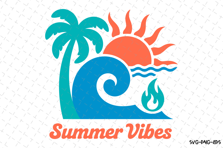 Summer Vibes svg | Summer Svg | Svg Cut Files