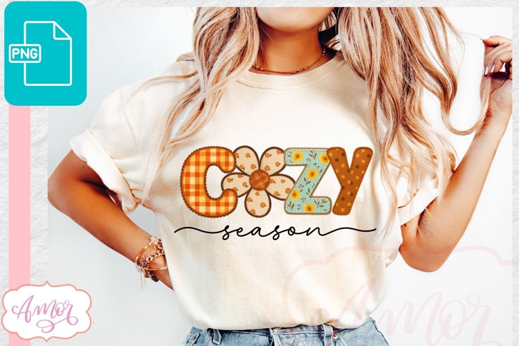 Cozy Season sublimation PNG | Fall season PNG design