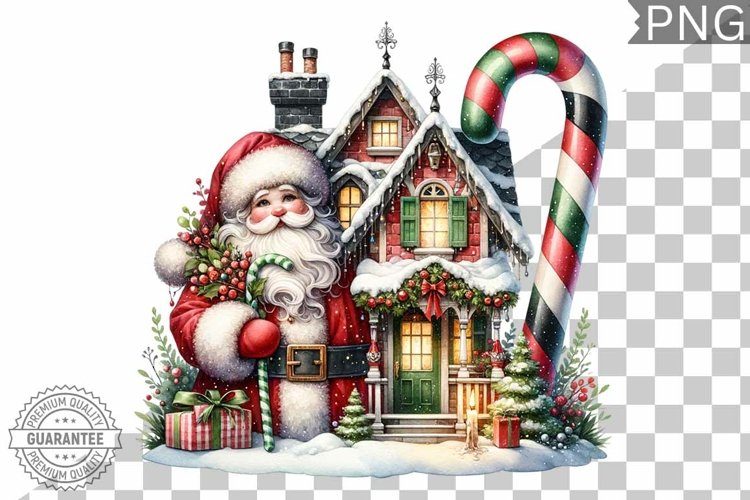 Santa Christmas Clipart Image 6