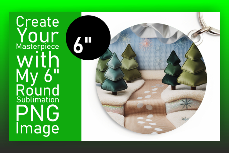 Lovely Round Design for Keychains , Holiday