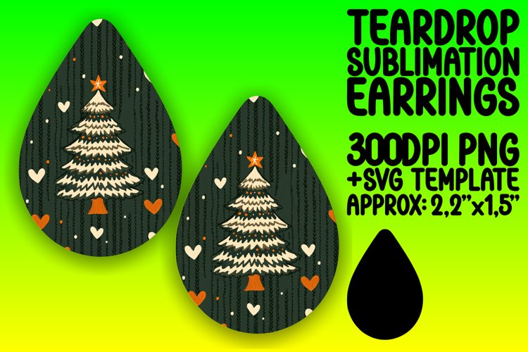 Lovely Teardrop Design for Craft Projects , Holiday