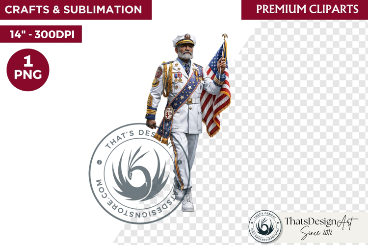 4th of July Character clipart, Patriotic Americana PNG