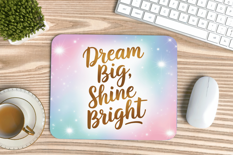 Inspirational Quotes Mouse Pad, Motivational PNG Sublimation