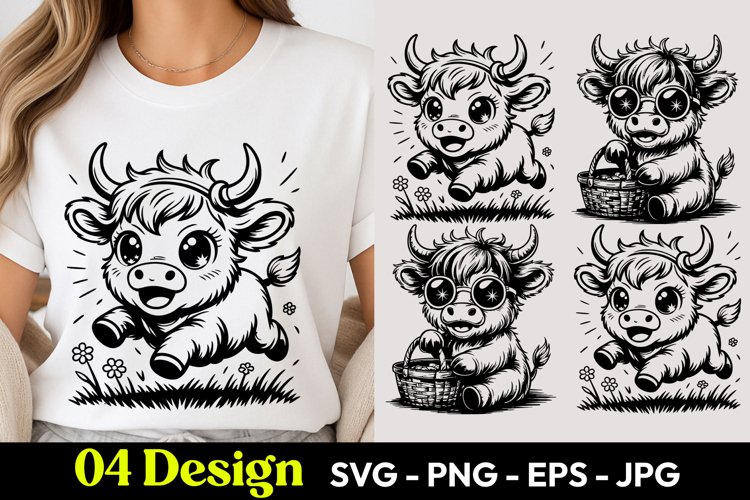 Highland Cow Svg Image 14