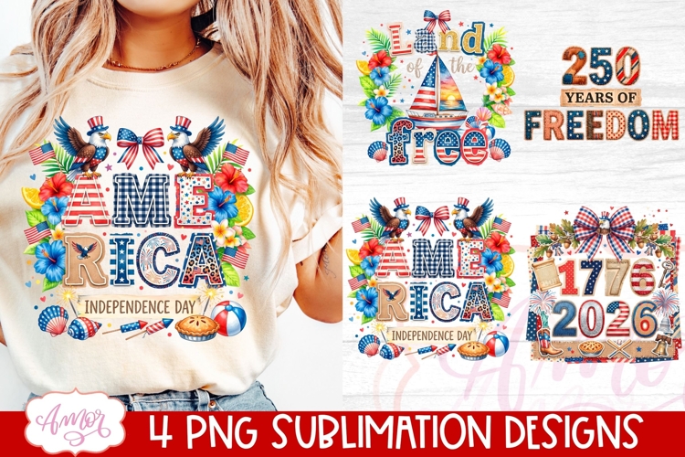 USA 250 Years Anniversary Sublimation, Patriotic shirt PNG