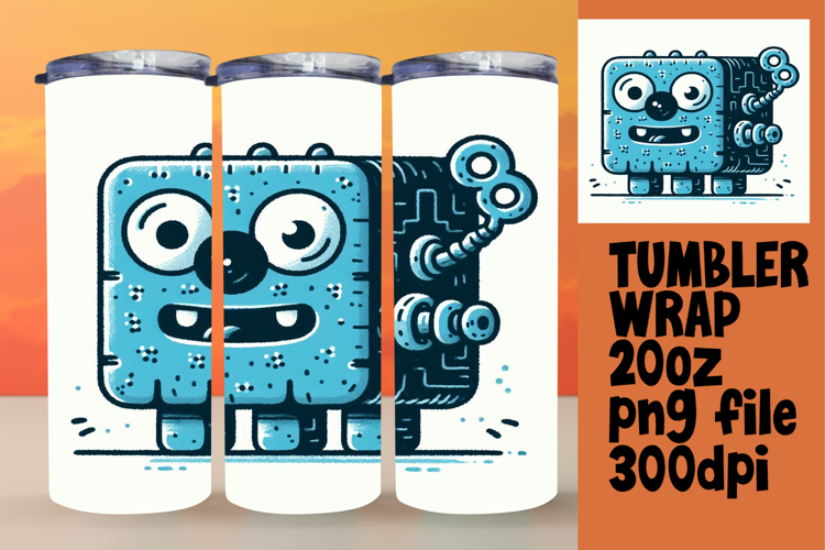 CHARMING 20oz Tumbler Template , Monster