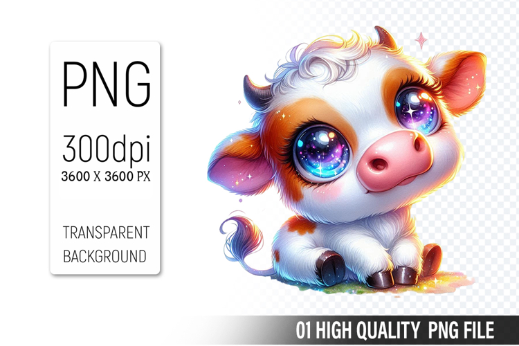 Cute Cow Clipart Image 24