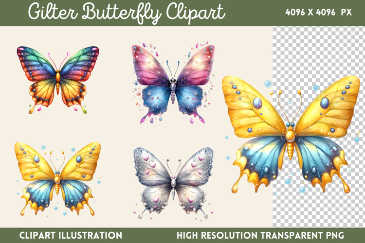 Butterfly Sublimation Designs Image 9