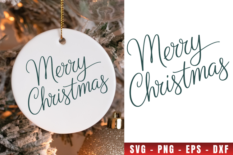 Merry Christmas Tree Svg Image 9