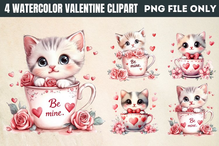 Cute Cat Clipart Image 20