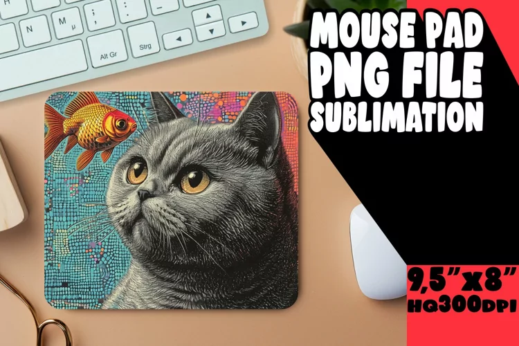 Delightful Kitty Sublimation Pad