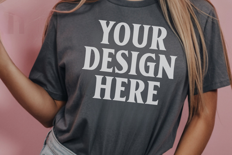 Pepper Comfort Colors 1717 Christmas Shirt Mockup, Coz