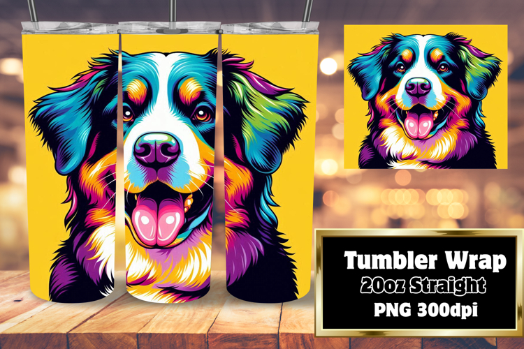 SOPHISTICATED 20oz Tumbler Template , Dog