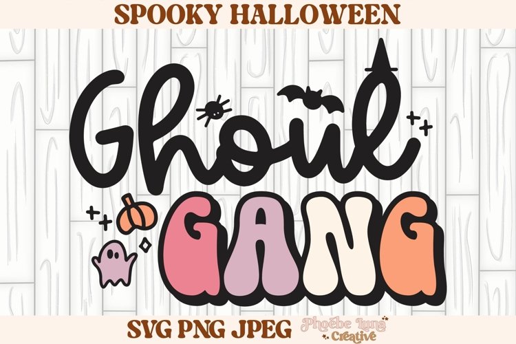 Ghoul Gang SVG, Halloween SVG, Spooky SVG, Creepy SVG example image 1