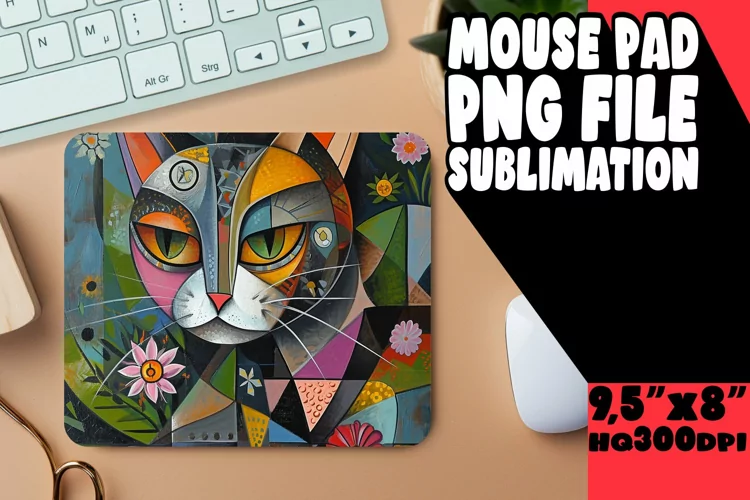 Laugh-Out-Loud Kitty Mouse Mat