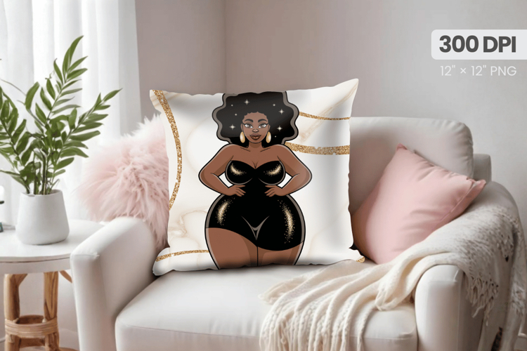 Black Girl Afro Png Image 11