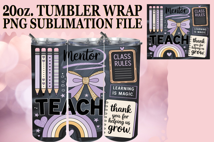 Teacher Tumbler Wrap Image 18