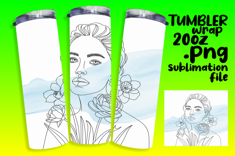 EXQUISITE 20oz Tumbler Design , Beauty Woman