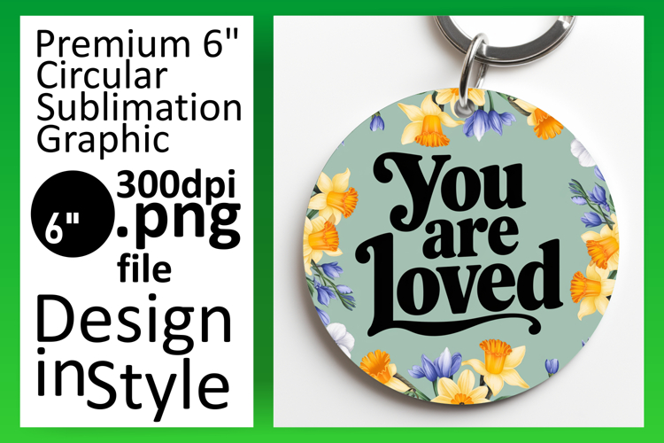 Vibrant Circle PNG Sublimation Design , Religious