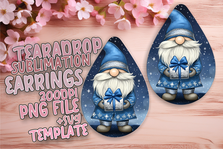 Trendy Teardrop Design for Crafting , Gnome