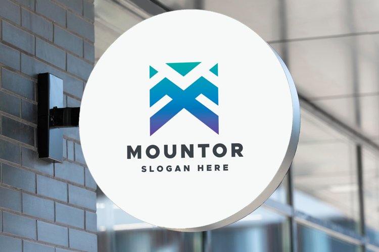 Mountor Letter M Logo