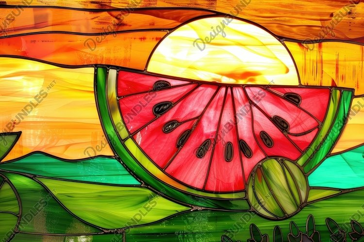 Stained Glass Texture Image 19