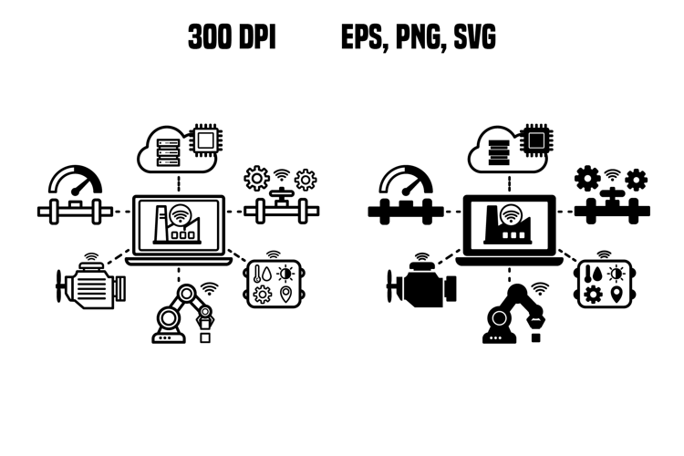 Interconnected Ecosystem Icons