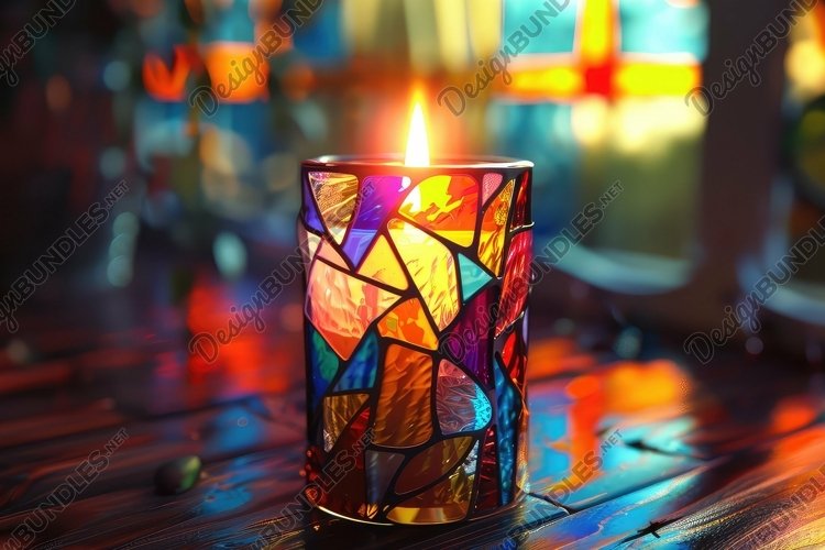 Stained Glass Texture Image 19