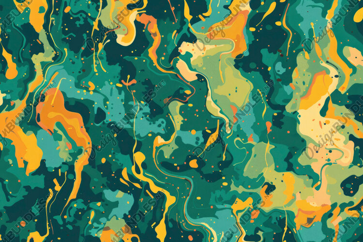 Abstract Swirling Teal Background Wallpaper example image 1