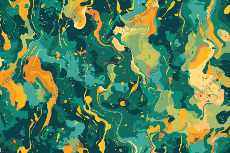 Abstract Swirling Teal Background Wallpaper