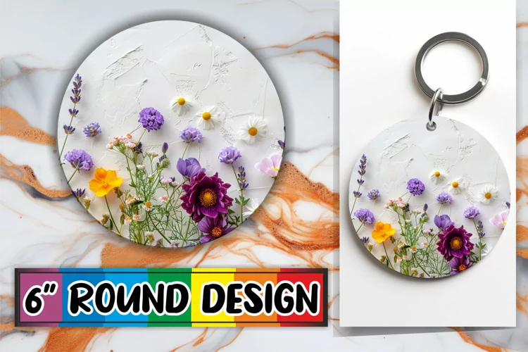 Springtime Bliss - Circle Sublimate Joy Round
