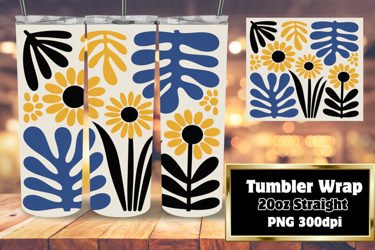 20oz Tumbler Design for Home Decor , Flowers