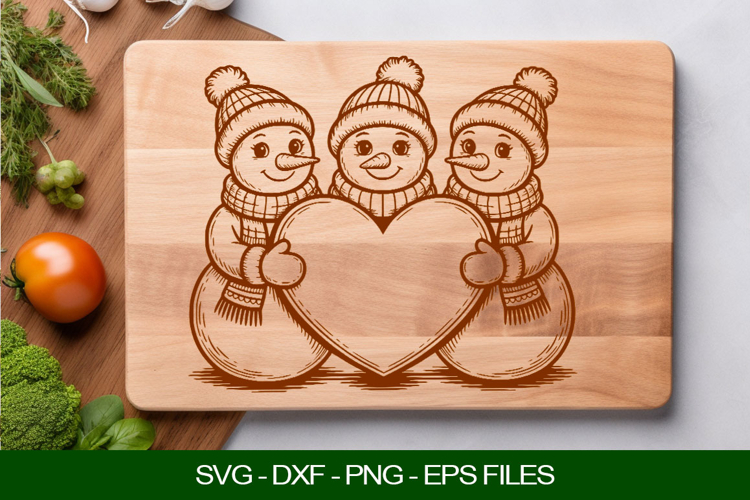 Christmas Snowman Svg Image 5