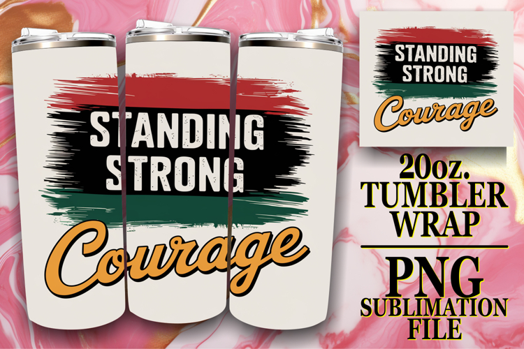 RADIANT MOMENTS 20oz TUMBLER WRAP, Juneteenth