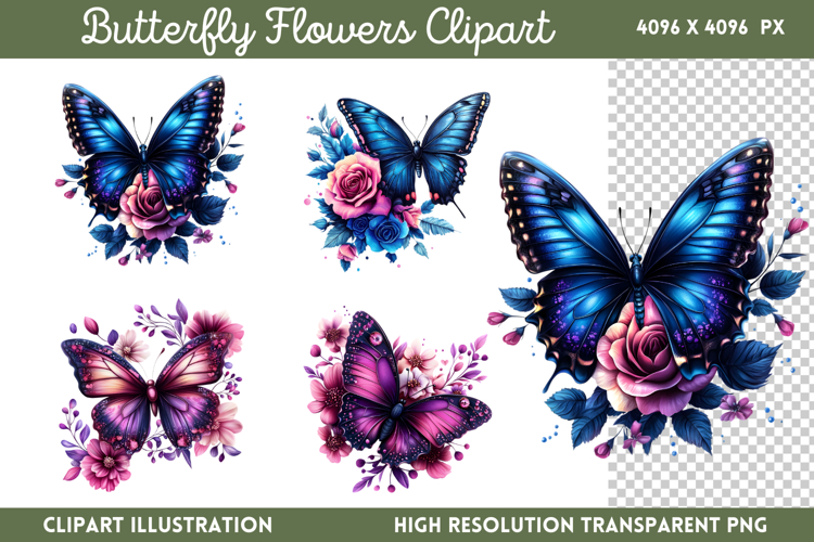 Watercolor Flowers Svg Image 7
