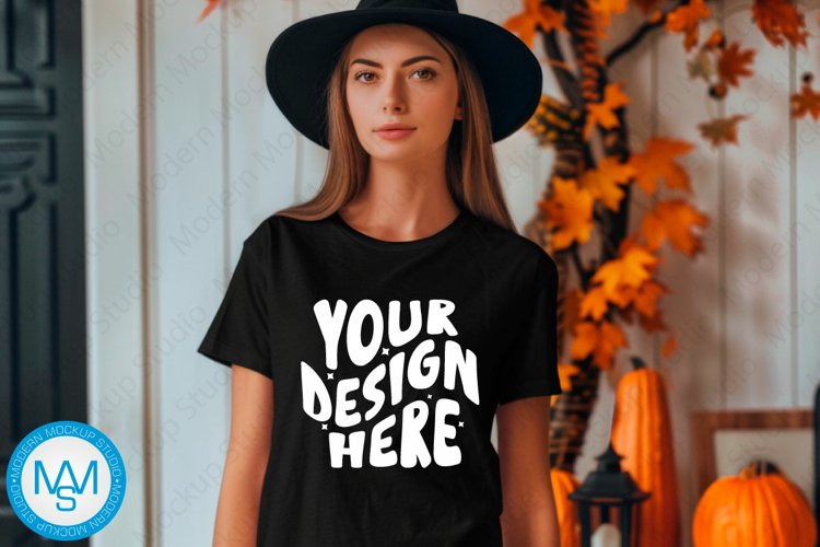 White Tshirt Mockup Image 24