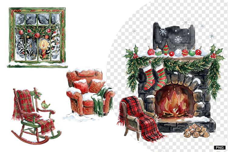 Santa In School Sublimation PNG