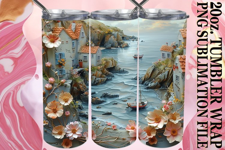 Meadow Perspective Tumbler Sublimation 20oz example image 1