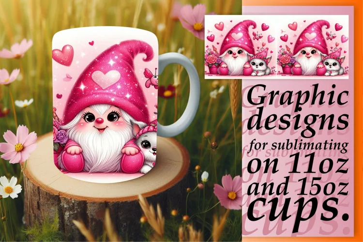 Gnome Artistry on Love-themed Mugs