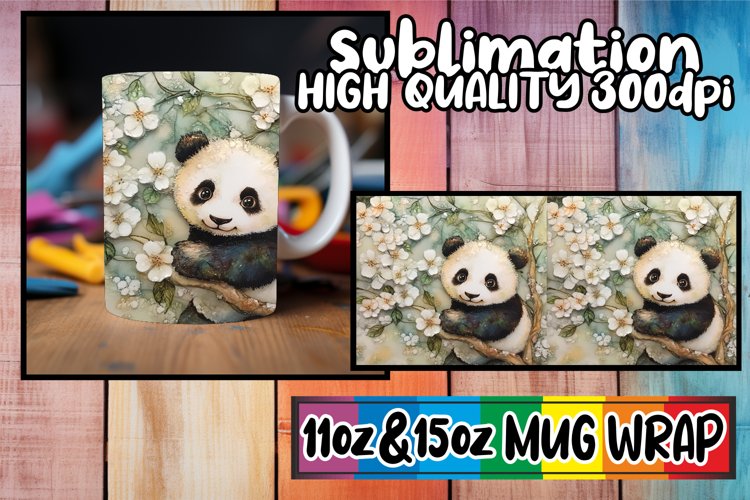 Luminous moments 11oz 15oz sublimation wrap, Animals