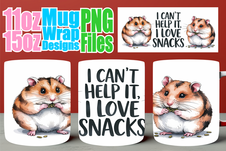 Pure bliss 11oz 15oz mug wrap, Funny Animals
