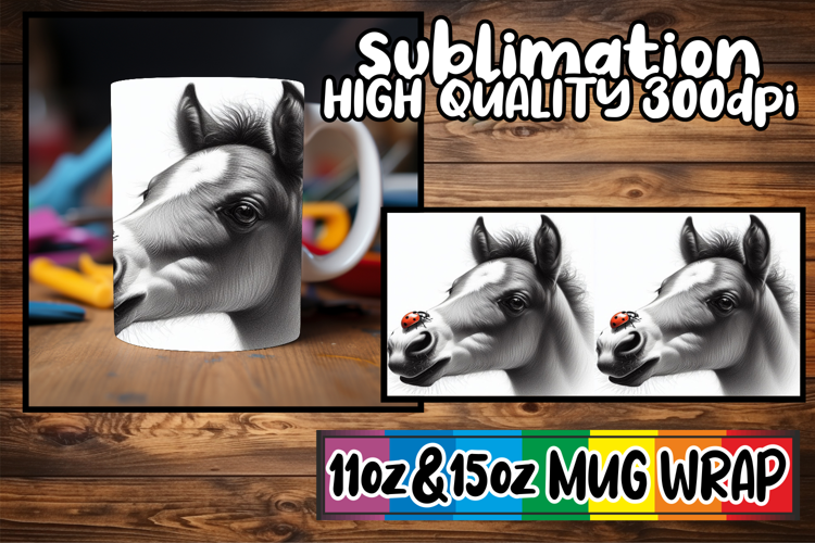 Playful mornings 11oz 15oz sublimation wrap, Cute Animals